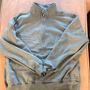 Abercrombie oversized quarter zip sweatshirt